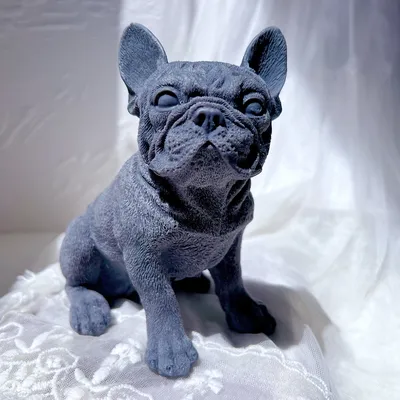3D Animal Frenchie Dog Candle Mold Puppy Lover Home Decor Gift Soy Wax Mould Cute French Bulldog Silicone Molds