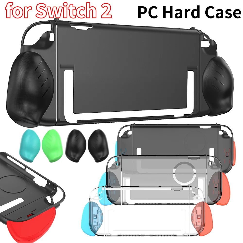 Transparent/Schwarz PC Hard Case für NS 2 Joycon Gamepad Controller Schutzhülle Abdeckung Vollständiger Schutz Für Switch 2 Zubehör Image