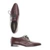 Café Noir Damen Halbschuh, Gr. 37, rot, Leder