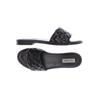 Steve Madden Damen Sandale, Gr. 41, schwarz, Kunstleder