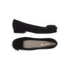 Alba Moda Damen Ballerinas, Gr. 38, schwarz, Leder