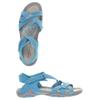 SuperFit Damen Sandale, Gr. 38, blau, Leder