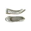 s.Oliver Damen Ballerinas, Gr. 40, silber, kein Etikett