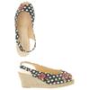 Desigual Damen Sandale, Gr. 38, blau, kein Etikett