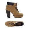 Steve Madden Damen Stiefelette, Gr. 38, orange, Leder