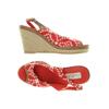 Tom Tailor Damen Sandale, Gr. 40, rot, kein Etikett