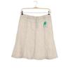 Eddie Bauer Damen Rock, Gr. 40, beige, Leinen