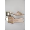 Peter Kaiser Damen Sandale, Gr. 37.5, beige, kein Etikett