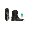 camel active Damen Stiefel, Gr. 5, schwarz, Leder