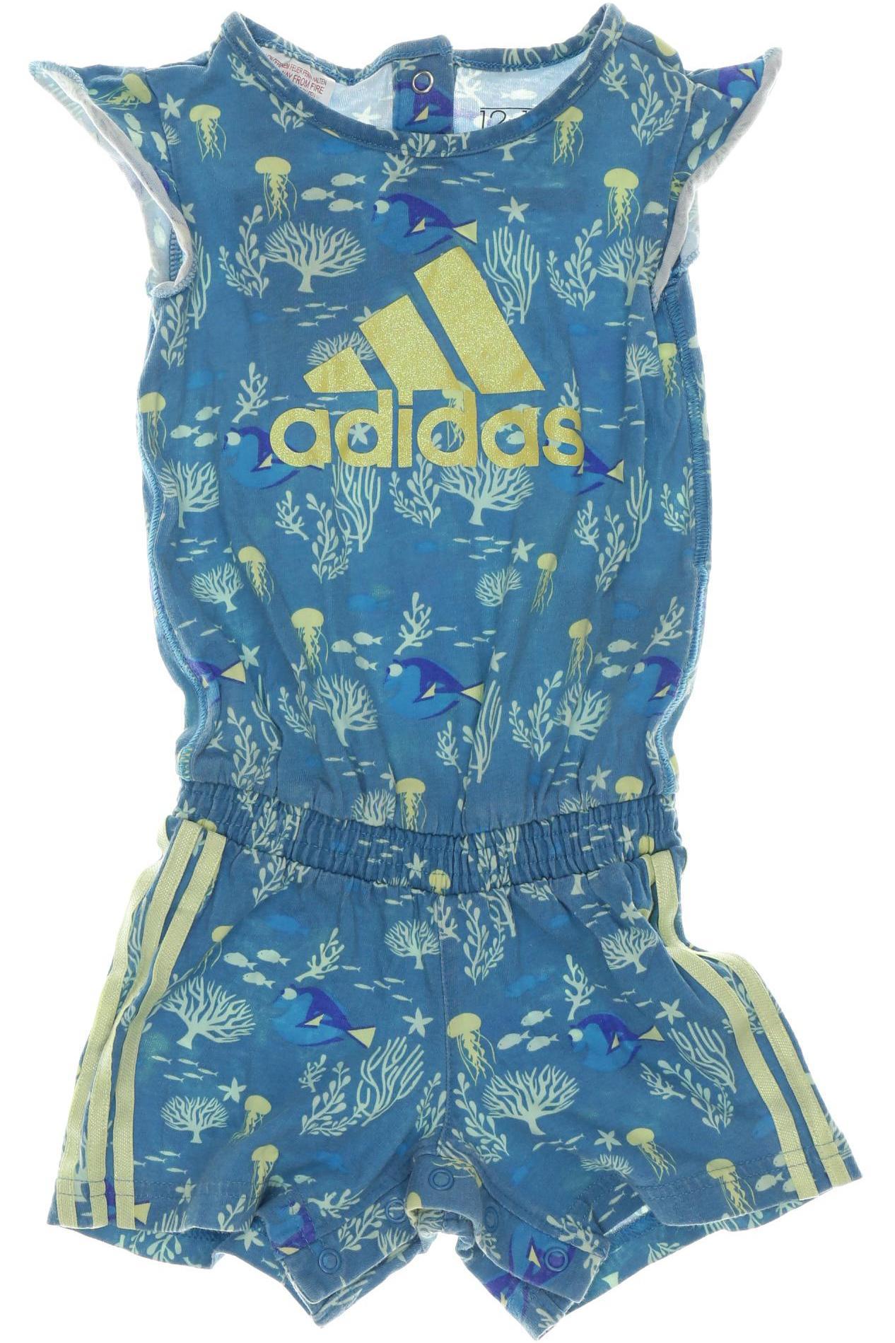 adidas Mädchen Strampler, Gr. 86, blau, Baumwolle Image