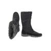 SuperFit Damen Stiefel, Gr. 39, schwarz, Baumwolle, Wildleder