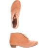 Brako Damen Stiefelette, Gr. 36, orange, Leder
