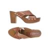 Café Noir Damen Sandale, Gr. 41, braun, Leder
