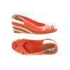 Tommy Hilfiger Damen Sandale, Gr. 36, orange, Leder