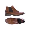 Rieker Damen Stiefelette, Gr. 40, orange, Kunstleder