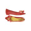 Miss L Fire Damen Ballerinas, Gr. 39, rot, kein Etikett