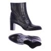 Zinda Damen Stiefelette, Gr. 41, marineblau, Leder