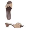 Zign Damen Sandale, Gr. 39, beige, kein Etikett
