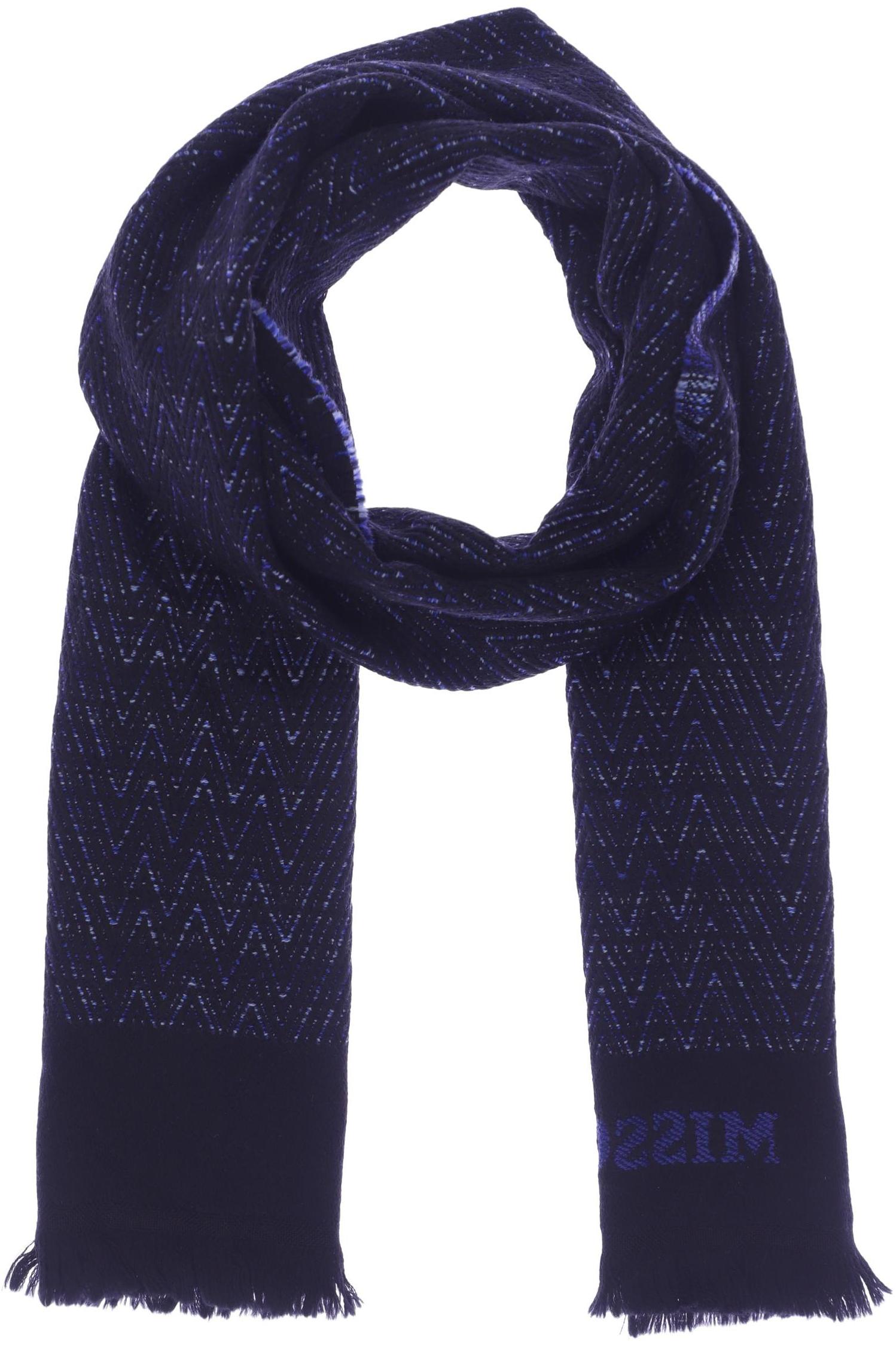 Missoni Herren Schal, Gr. , marineblau, Wolle