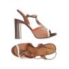 Chie Mihara Damen Sandale, Gr. 39, braun, Leder