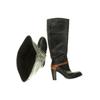 La Martina Damen Stiefel, Gr. 38, schwarz, Leder