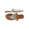 UGG Damen Sandale, Gr. 41, gold, Leder
