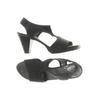 Stuart Weitzman Damen Sandale, Gr. 39.5, schwarz, kein Etikett
