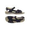 Semler Damen Sandale, Gr. 4.5, blau, Leder