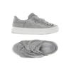 Bronx Damen Halbschuh, Gr. 37, grau, Leder