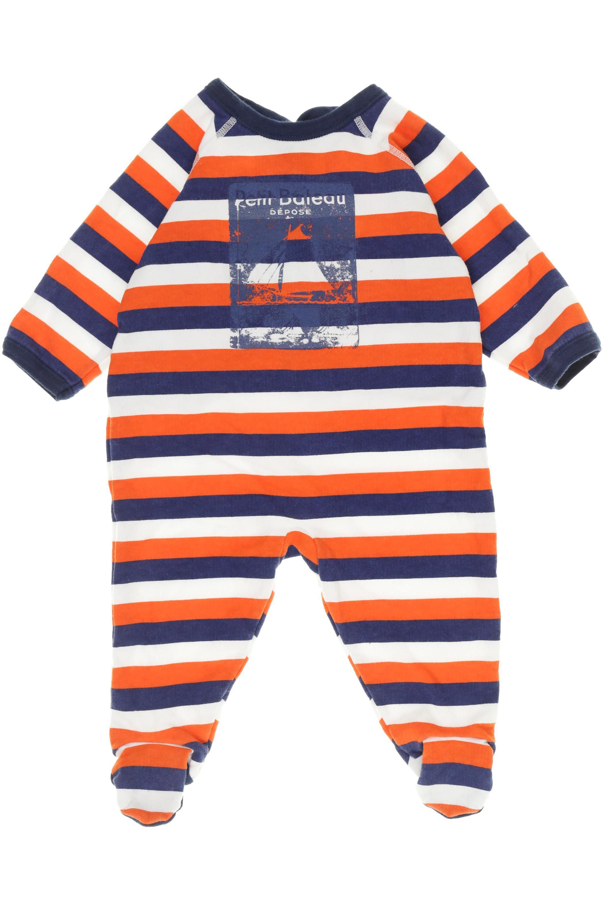 Petit Bateau Jungen Strampler, Gr. 68, rot, Baumwolle Image