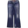 Miss Sixty Damen Jeans, Gr. 33, blau, Baumwolle