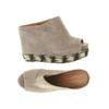 Jeffrey Campbell Damen Sandale, Gr. 39, beige, Leder
