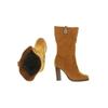 Scholl Damen Stiefel, Gr. 40, orange, Leder