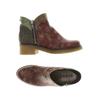 Dkode Damen Stiefelette, Gr. 38, rot, kein Etikett