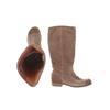 Kickers Damen Stiefel, Gr. 40, beige, Wildleder