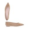 Pretty Ballerinas Damen Ballerinas, Gr. 41, beige, kein Etikett