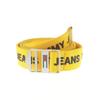 Tommy Jeans Herren Gürtel, Gr. 115, orange, Leder