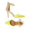 Buffalo London Damen Pumps, Gr. 38, gelb, kein Etikett
