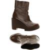 Clergerie Paris Damen Stiefelette, Gr. 4.5, braun, kein Etikett