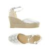 Alba Moda Damen Sandale, Gr. 37, weiß, kein Etikett