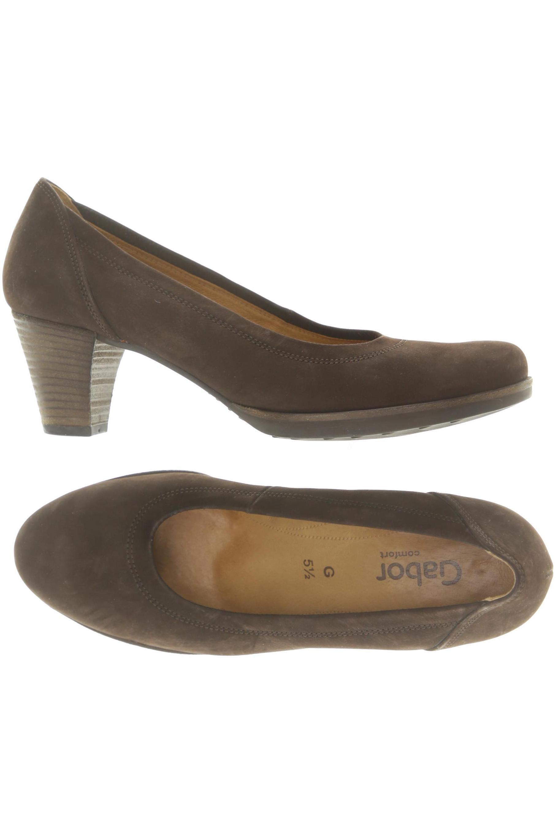 Gabor Damen Pumps, Gr. 5.5, braun, Leder Image