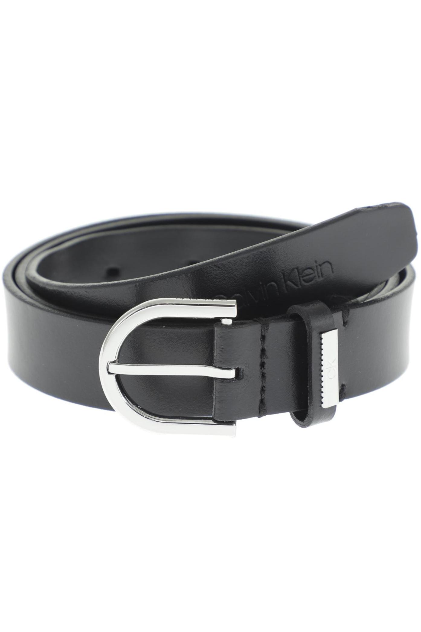 Calvin Klein Damen Gürtel, Gr. 85, schwarz, Leder Image