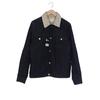 French Connection Herren Jacke, Gr. 48, marineblau, Baumwolle, Synthetik
