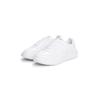 Sneaker TOMMY HILFIGER "MODERN LIGHTCUP LTH", Herren, Gr. 40, weiß, Nappaleder, unifarben, sportlich, Schuhe, Freizeitschuh, Halbschuh, Schnürer, Logoaufnäher an der Schuhzunge