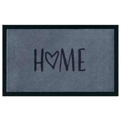 Fußmatte HANSE HOME "Magne" Gr. 31, grau (anthrazit, grau), B:45cm H:5mm L:75cm, Polyamid, Teppiche, Schmutzfangmatte, Türmatte, In- und Outdoor, Schrift, Läufer, waschbar Image