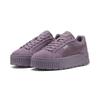 Sneaker PUMA "KARMEN II", Gr. 42,5, plum jam, raisin, puma silber, Leder, sportlich, Schuhe