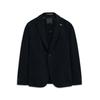 Sakko BUGATTI "Modern Fit", Herren, Gr. 52, 390, marine, 60% Polyester, 40% Baumwolle, unifarben, casual, normal, Langarm Manschette, Sakkos, klassisch & elegant mit Stretch-Futter