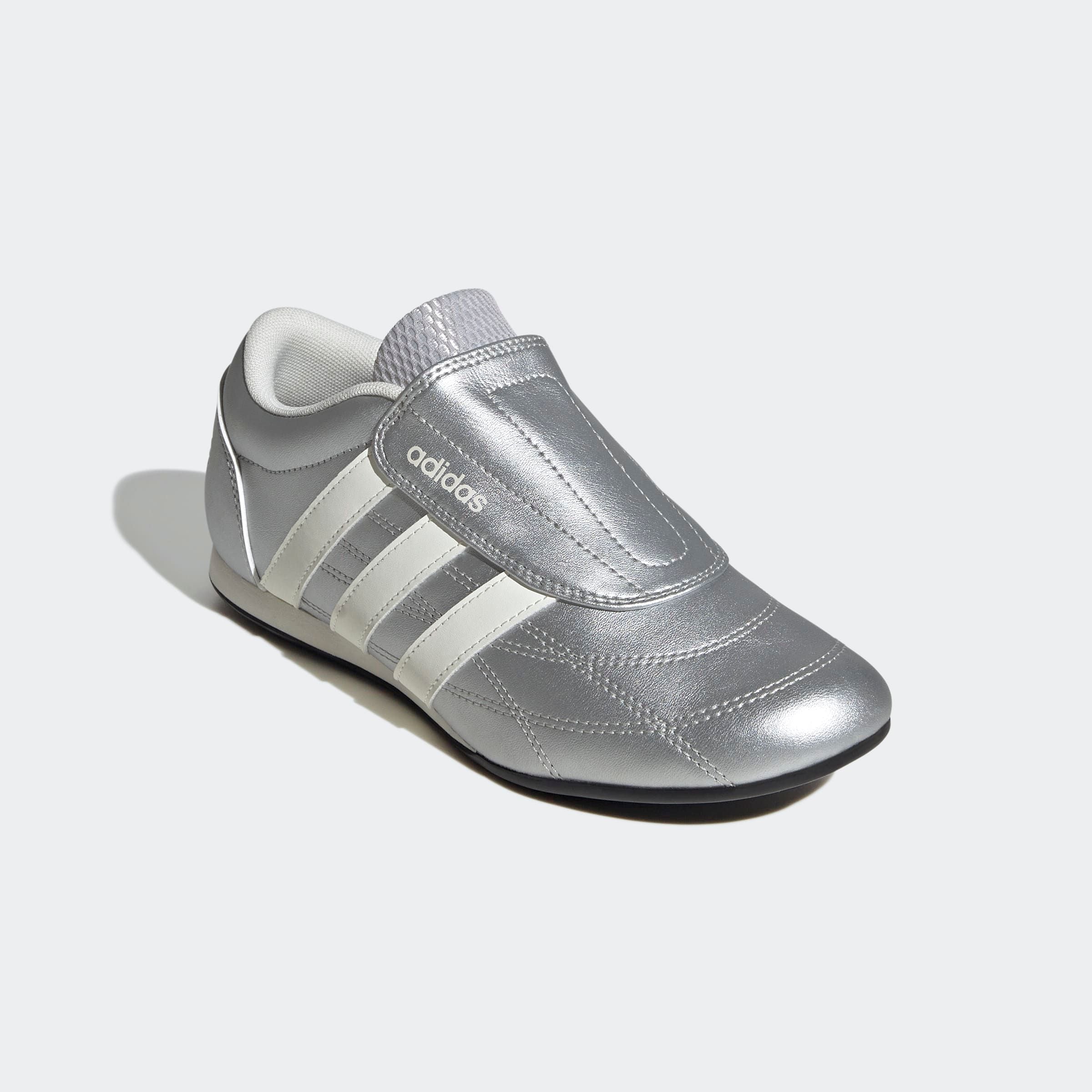 Sneaker ADIDAS SPORTSWEAR "TEKWEN", Damen, Gr. 38, weiß (matte silber, sanftes weiß, core schwarz), Synthetik, Schuhe Sneaker