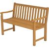 Gartenbank BEST "Stockholm", braun, B:120,00cm H:83,00cm T:55cm, Sitzbänke, aus Akazienholz, in verschiedenen Längen erhältlich