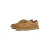 Schnürschuh TOMMY HILFIGER "TOMMY HILFIGER SUEDE MOC T DERBY", Herren, Gr. 40, braun (hellbraun), Veloursleder, unifarben, Basic, Schuhe, Schnürschuh, Halbschuh, Businesschuh mit Mokassin-Naht